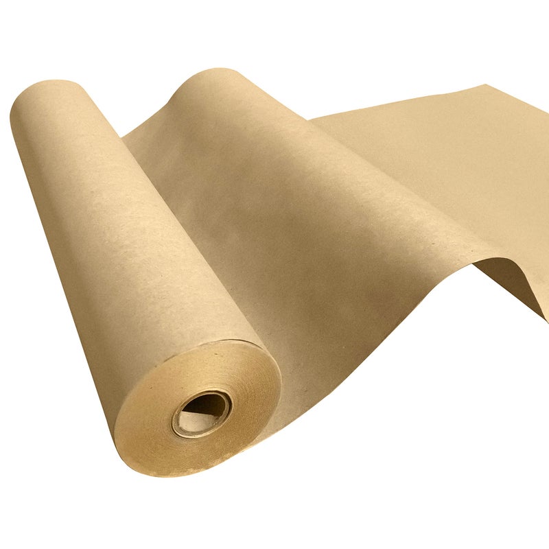 SEVNDE NY Paper Mill Brown Kraft Paper 17.50" x 2400" (200 feet) Jumbo Roll, Ideal for Gift Wrapping, Art & Craft, Postal, Packing, Shipping, Floor Covering, Parcel, Table Runner, 100% Recycled Made in USA - Image 1